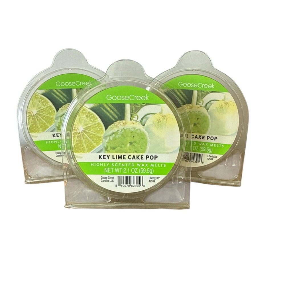 Goose Creek Key Lime Cake Pop Highly Scented Wax Melts x3